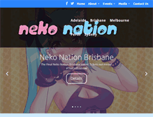 Tablet Screenshot of nekonation.com